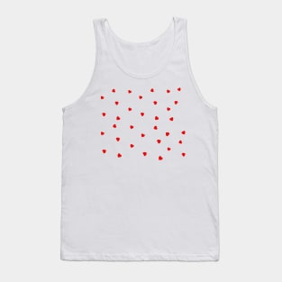 Red Hearts Tank Top